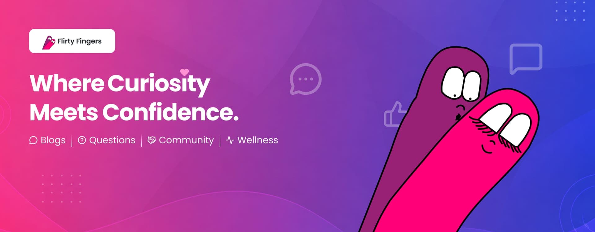 flirty fingers's profile banner