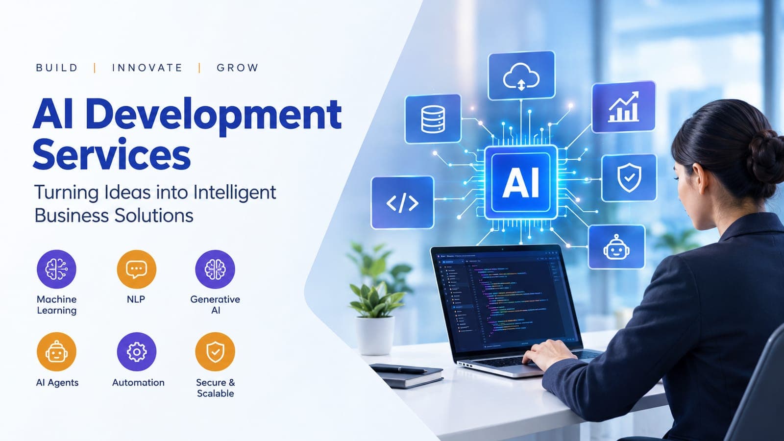 How a Custom Enterprise AI Software Development Company Helps Businesses Scale AI
